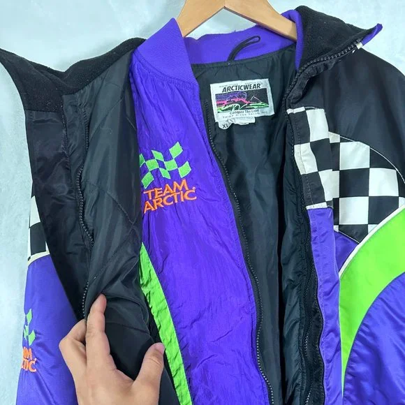 90's Vintage Arctic Cat Snowmobile Jacket - Picture 5 of 7